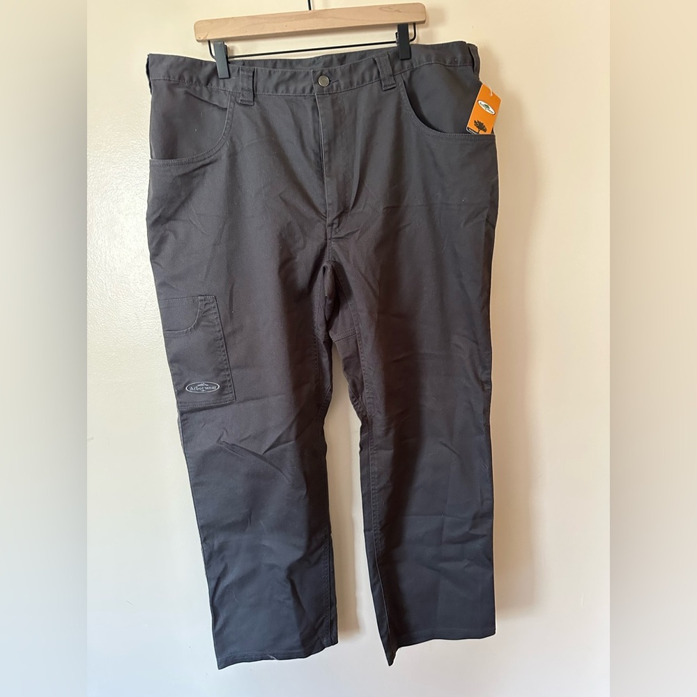 Arborwear Men’s Ground Flex Pants Coal Grey Size 42 x 30 NEW
